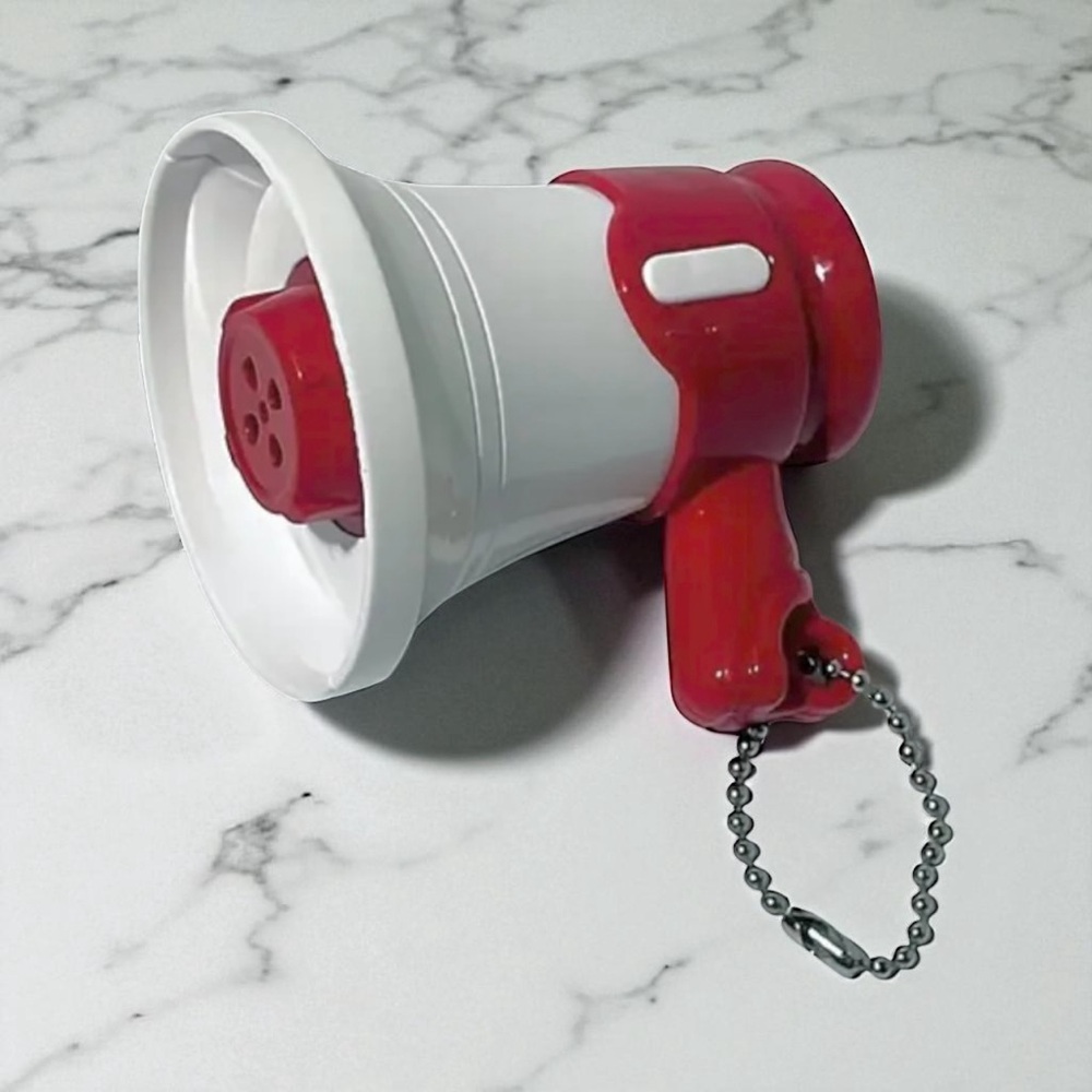 New! Red Loud Adult Kids Speaker Toy Keychain